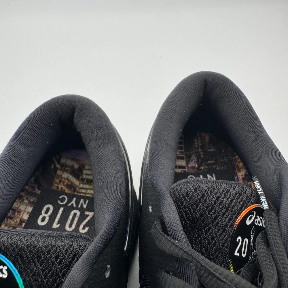 Asics Gel Kayano 25 NYC New York City Black Multi Running Shoes 1012A035 W 9.5